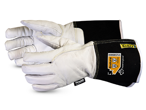 399GKGTL5 Superior Glove® Endura® Winter Goat-Grain Cut Resistant Driver Gloves w/ Kevlar®/Composite Filament Fiber Lining and Gauntlet Cuff